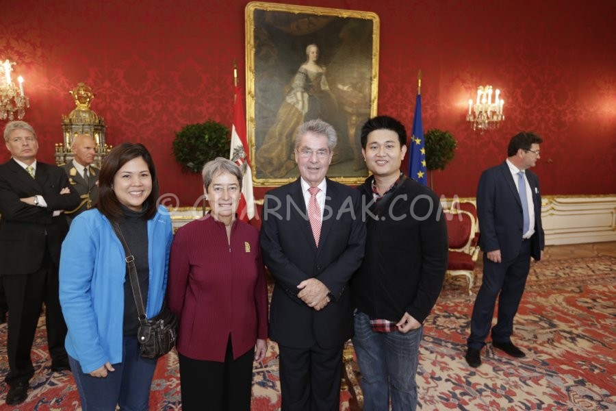 Charnsak and the president of Austria, November, 2013